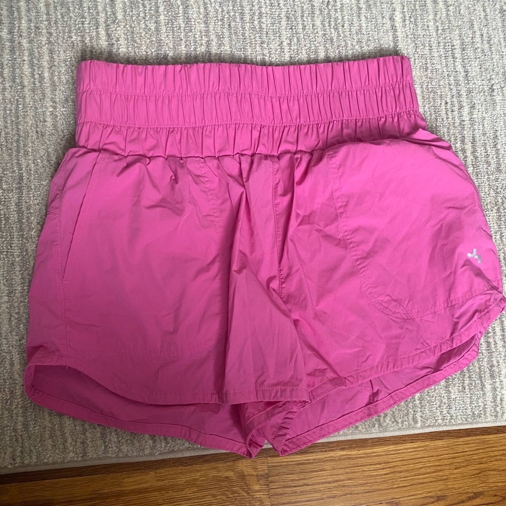 High waisted running shorts